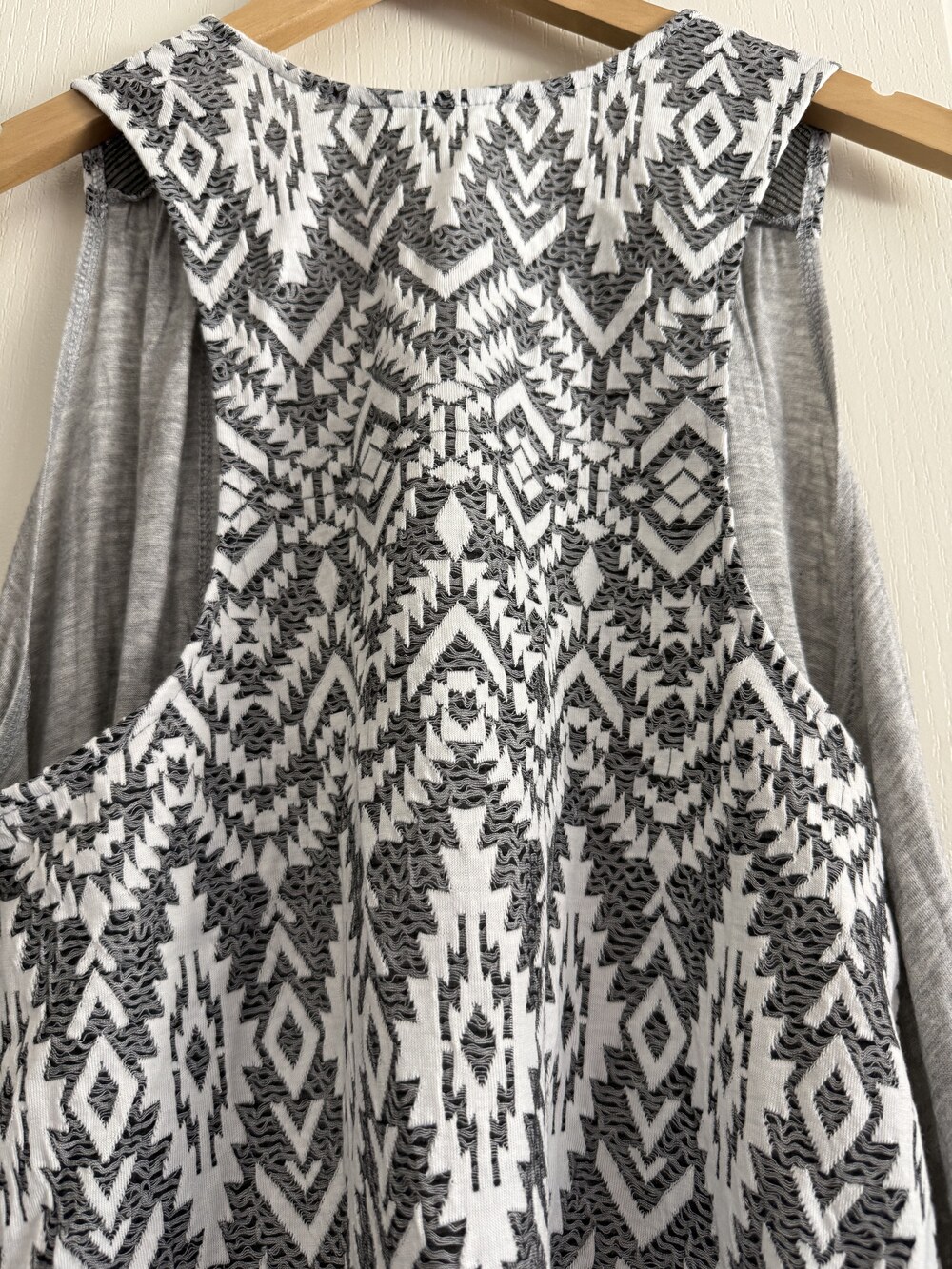 Threads Studio Layered Geometric Print Top